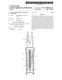 Multi-purpose spring-loaded divot repair tool diagram and image