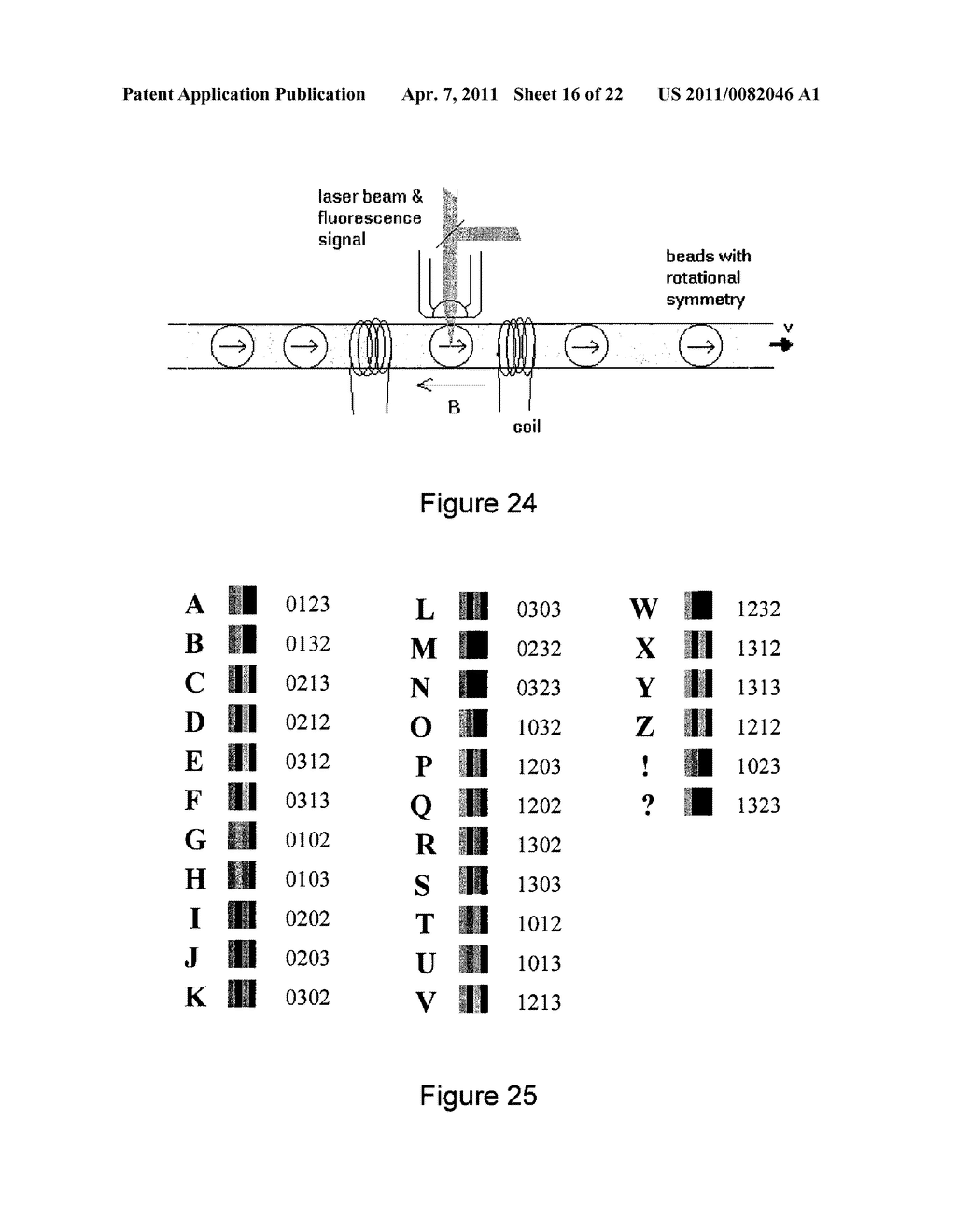 METHOD AND DEVICE FOR THE MANIPULATION OF MICROCARRIERS FOR AN IDENTIFICATION PURPOSE - diagram, schematic, and image 17