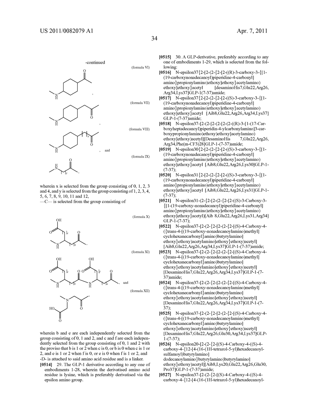 GLUCAGON-LIKE PEPTIDE-1 DERIVATIVES AND THEIR PHARMACEUTICAL USE - diagram, schematic, and image 35