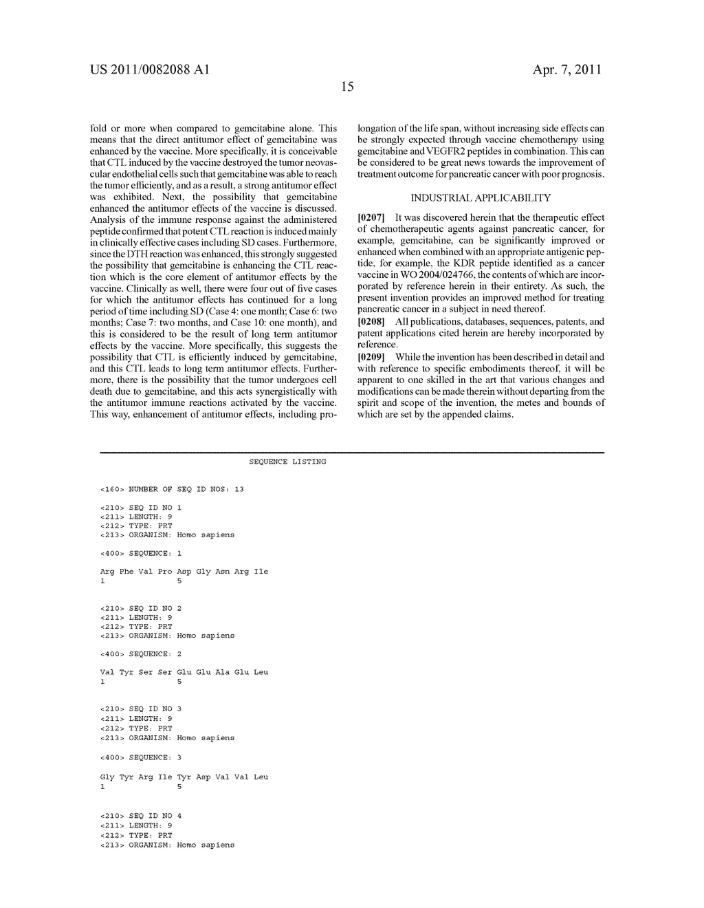 COMBINATION THERAPY FOR PANCREATIC CANCER USING AN ANTIGENIC PEPTIDE AND CHEMOTHERAPEUTIC AGENT - diagram, schematic, and image 23