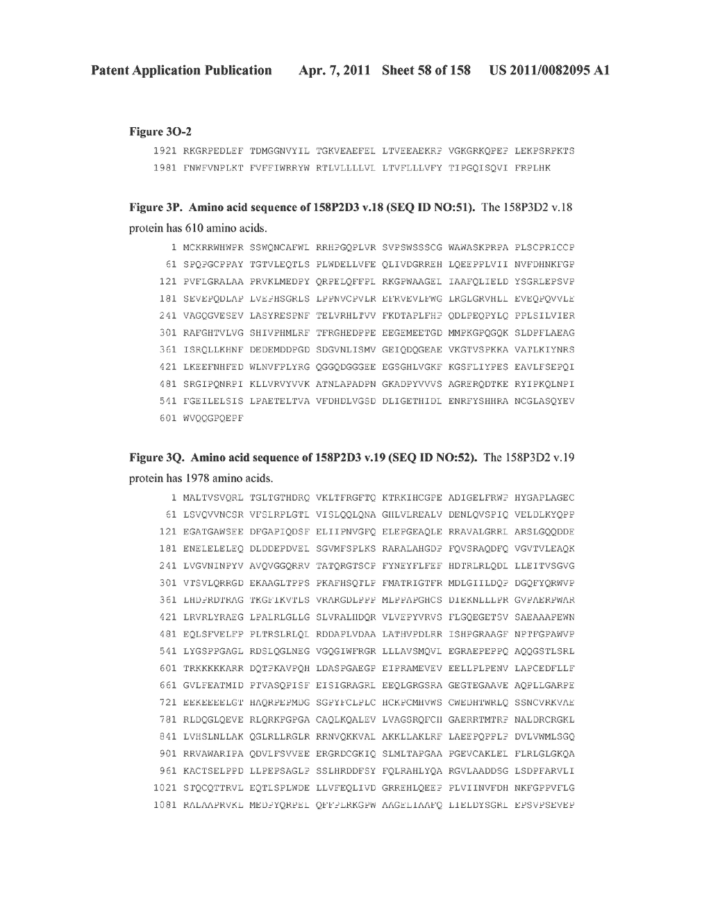 NUCLEIC ACIDS AND CORRESPONDING PROTEINS ENTITLED 158P3D2 USEFUL IN TREATMENT AND DETECTION OF CANCER - diagram, schematic, and image 59