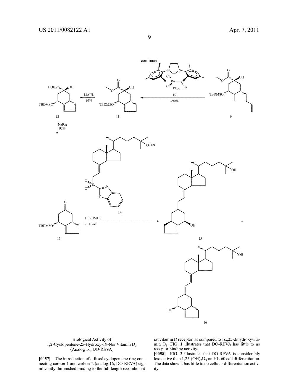 19-Nor-Vitamin D Analogs With 1,2- or 3,2-Cyclopentene Ring - diagram, schematic, and image 13