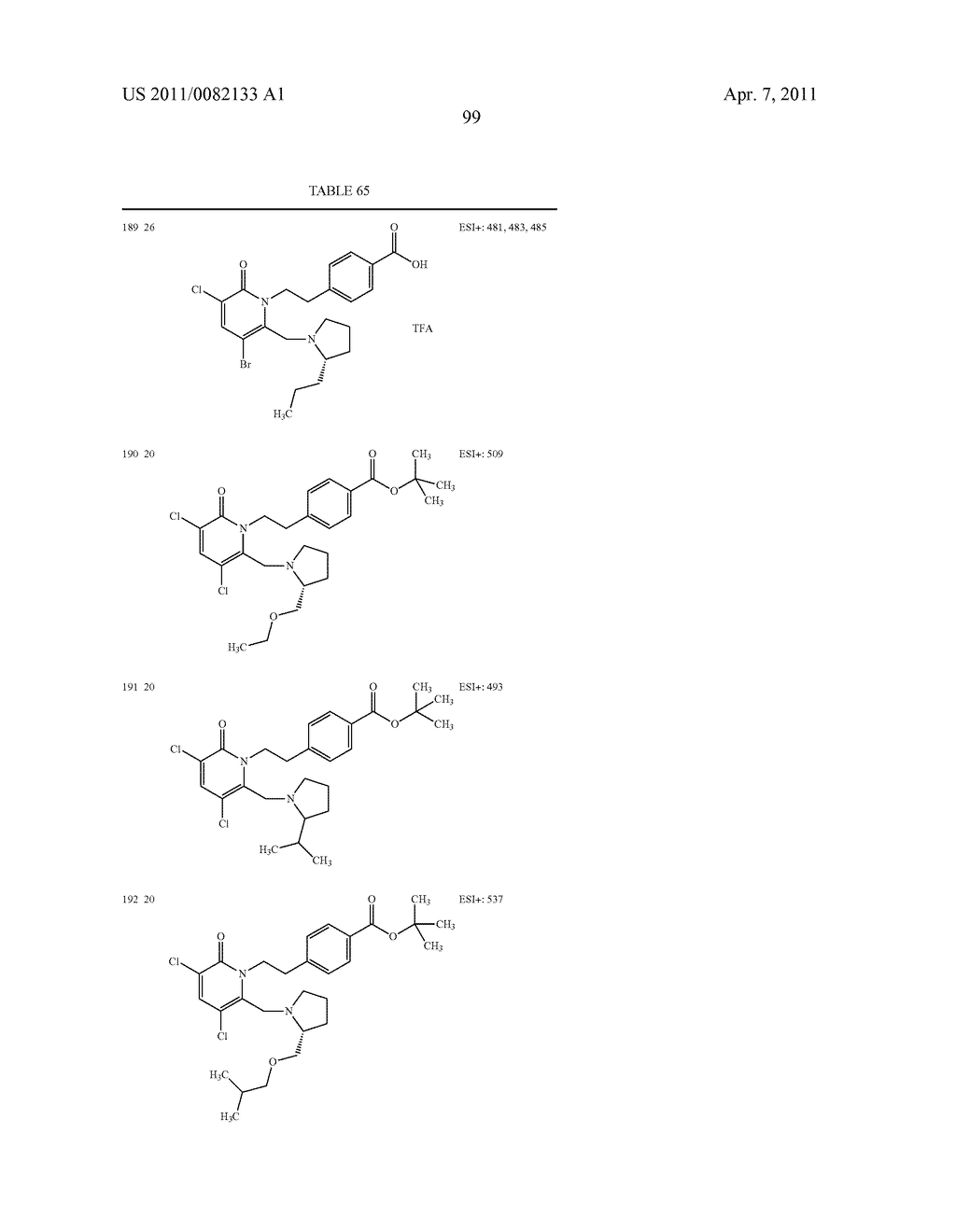 PYRIDONE COMPOUNDS - diagram, schematic, and image 100