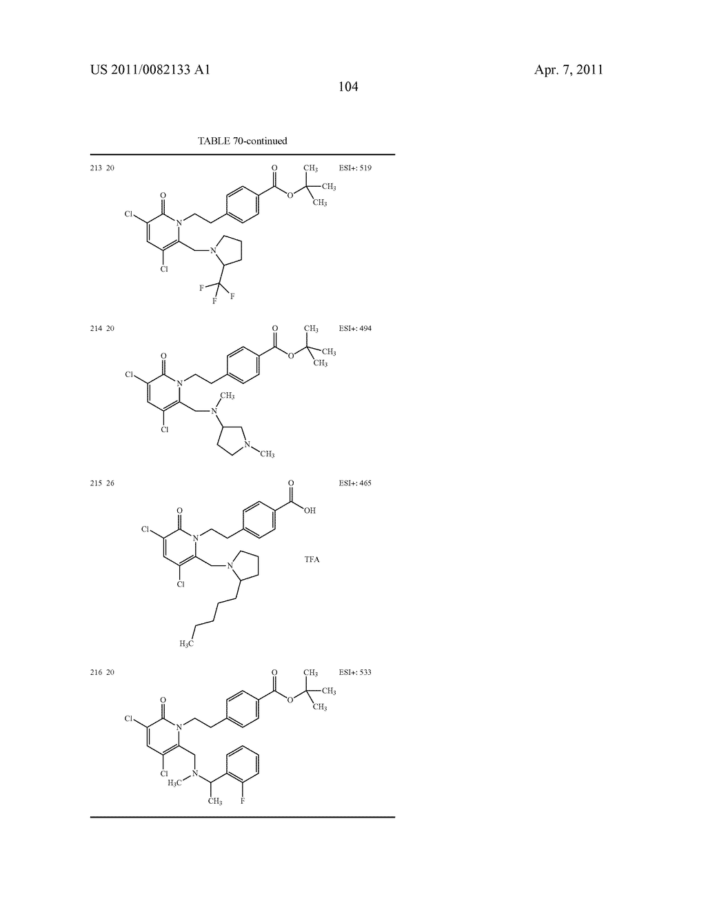 PYRIDONE COMPOUNDS - diagram, schematic, and image 105