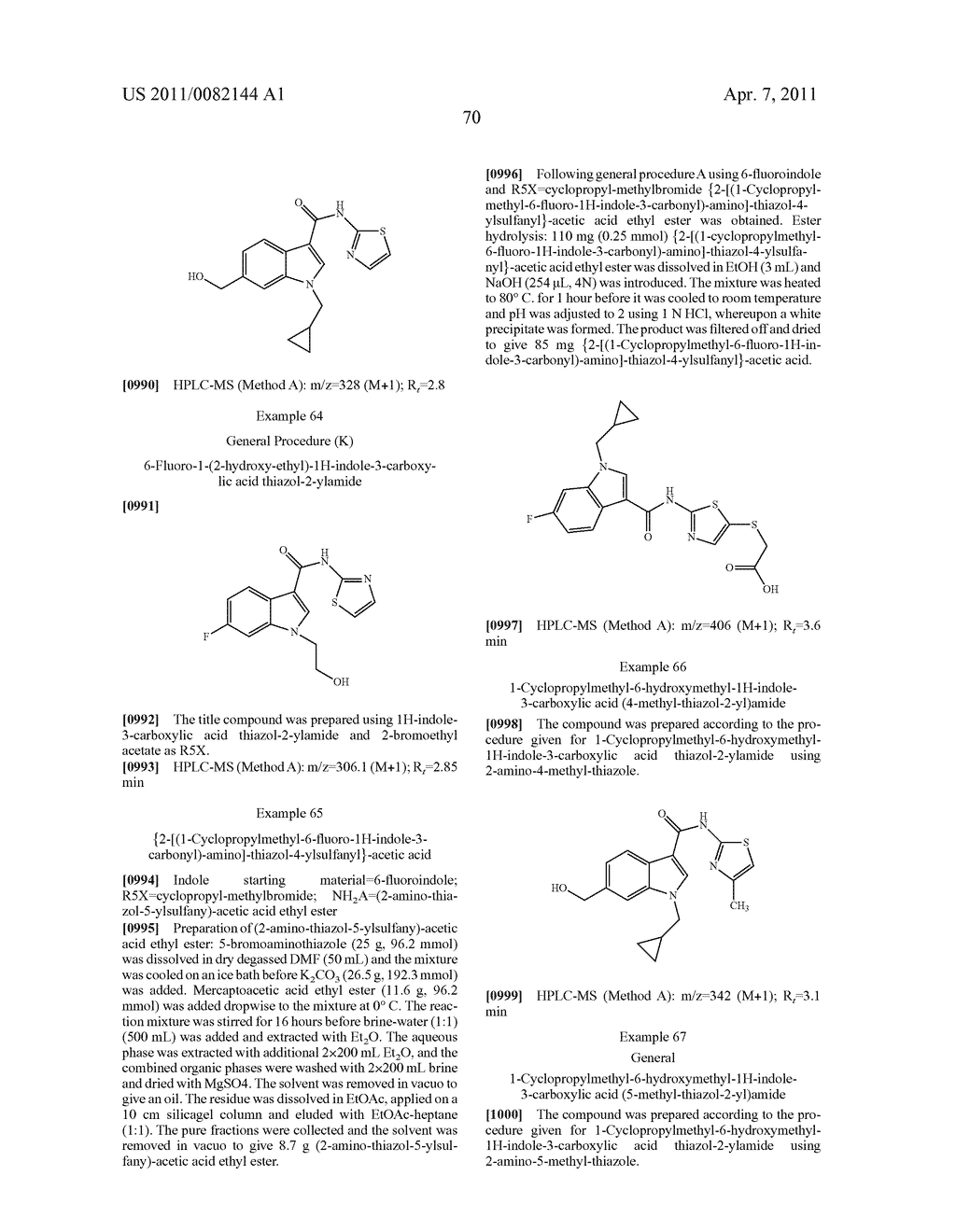 N-HETEROARYL INDOLE CARBOXAMIDES AND ANALOGUES THEREOF, FOR USE AS GLUCOKINASE ACTIVATORS IN THE TREATMENT OF DIABETES - diagram, schematic, and image 71