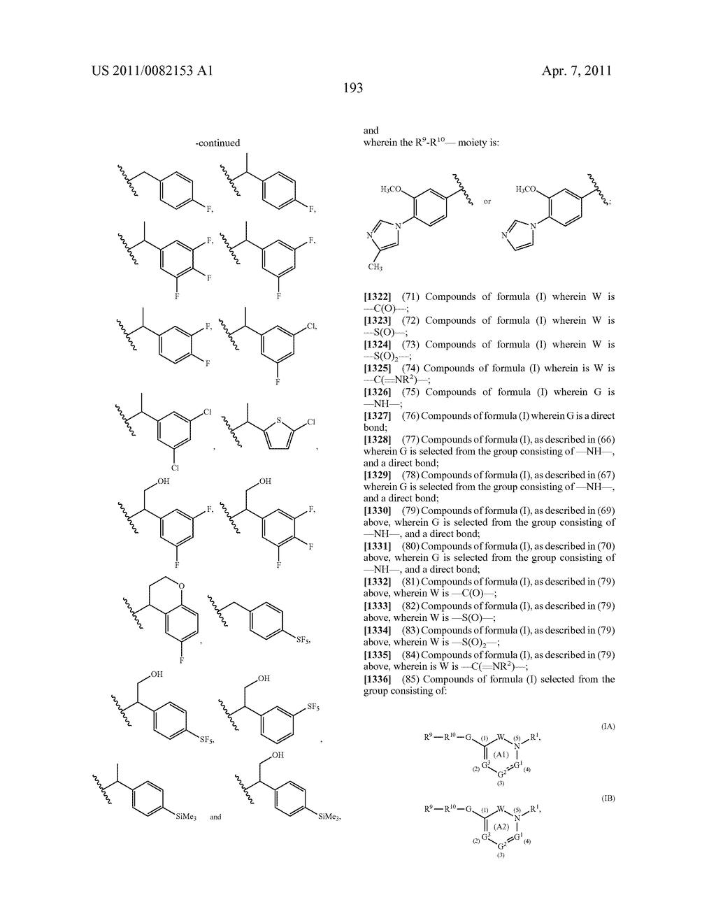 GAMMA SECRETASE MODULATORS - diagram, schematic, and image 194