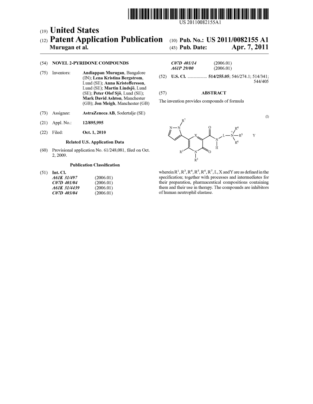Novel 2-Pyridone Compounds - diagram, schematic, and image 01