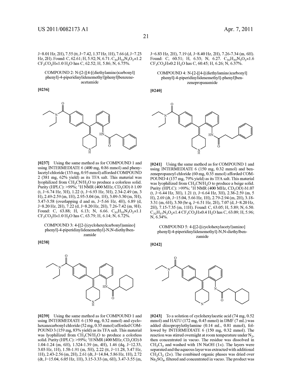 DIARYLMETHYLIDENE PIPERIDINE DERIVATIVES, PREPARATIONS THEREOF AND USES THEREOF - diagram, schematic, and image 22