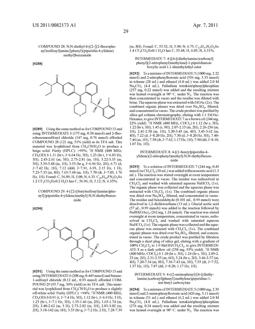 DIARYLMETHYLIDENE PIPERIDINE DERIVATIVES, PREPARATIONS THEREOF AND USES THEREOF - diagram, schematic, and image 30