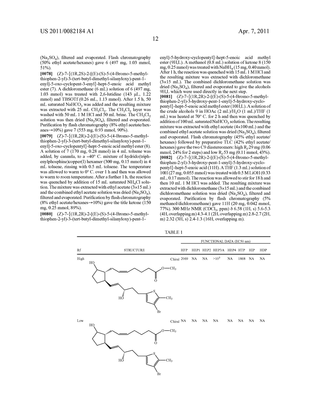 CYCLOPENTANE HEPTAN(ENE)OIC ACID, 2-HETEROARYLALKENYL DERIVATIVES AS THERAPEUTIC AGENTS - diagram, schematic, and image 15