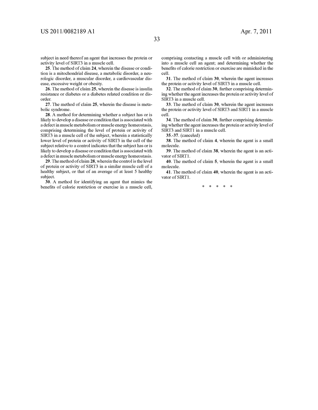 USE OF COMPOUNDS ACTIVATING SIRT-3 FOR MIMICKING EXERCISE - diagram, schematic, and image 50