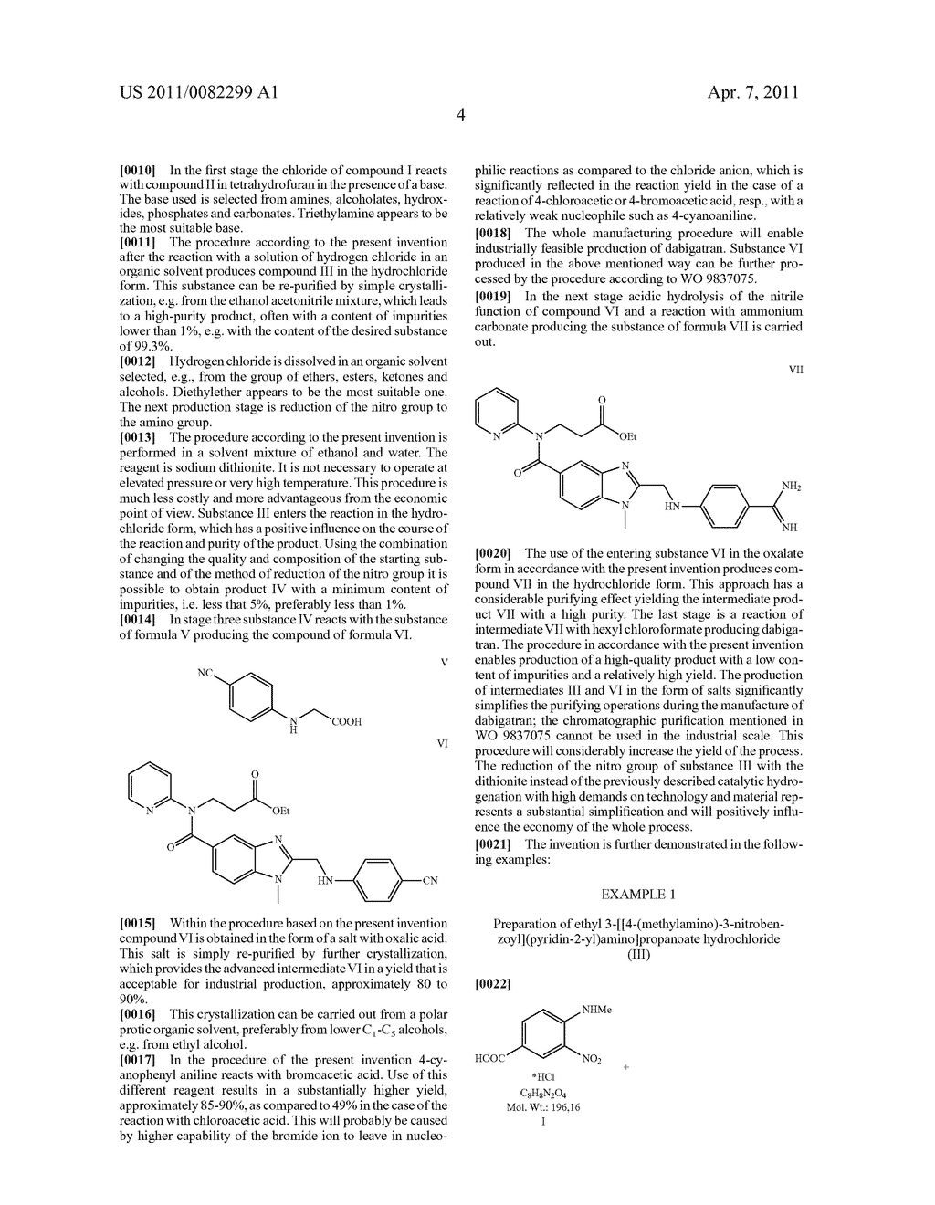 METHOD FOR THE PREPARATION OF DABIGATRAN - diagram, schematic, and image 05