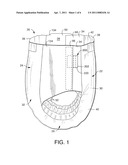 Disposable Absorbent Article With Disposal Tab diagram and image