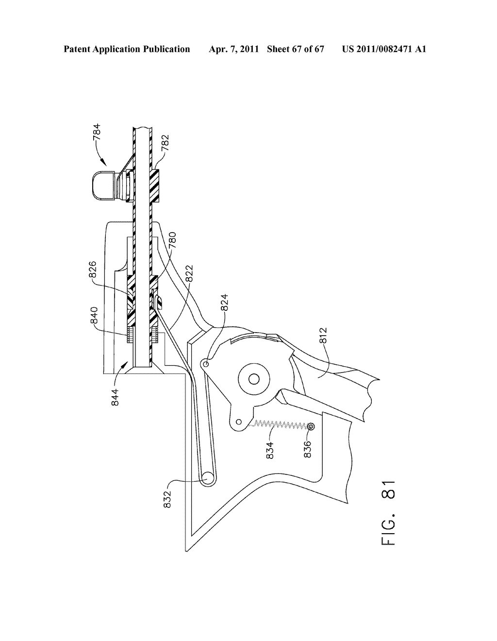 Reloadable Laparoscopic Fastener Deploying Device - diagram, schematic, and image 68