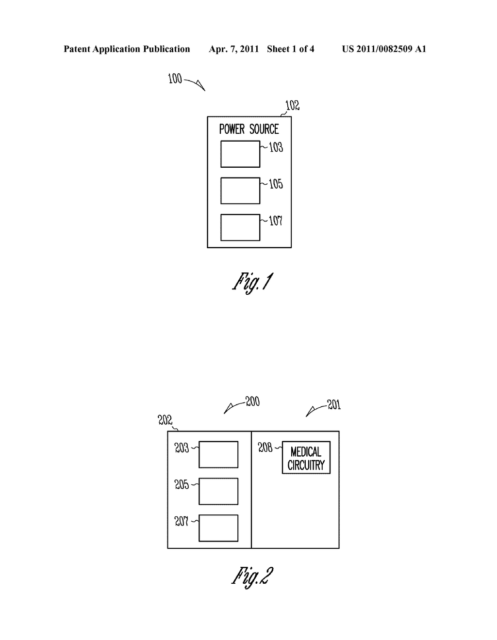 METHOD AND APPARATUS FOR A SMALL POWER SOURCE FOR AN IMPLANTABLE DEVICE - diagram, schematic, and image 02