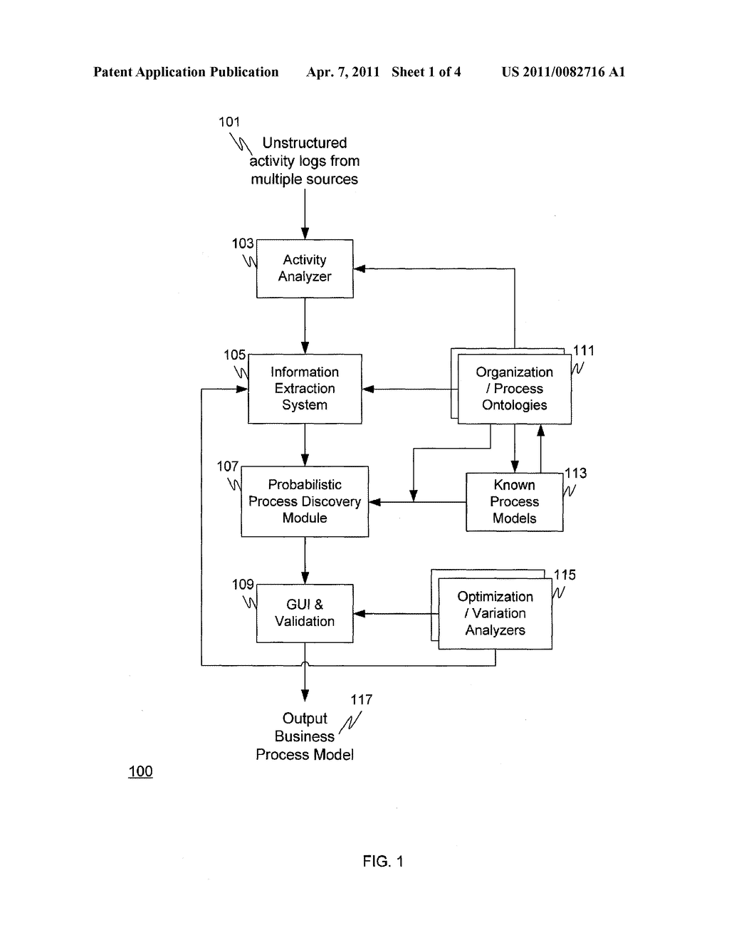 System for Discovering Business Processes from Noisy Activities Logs - diagram, schematic, and image 02