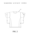 Garment with Elastomeric Coating diagram and image