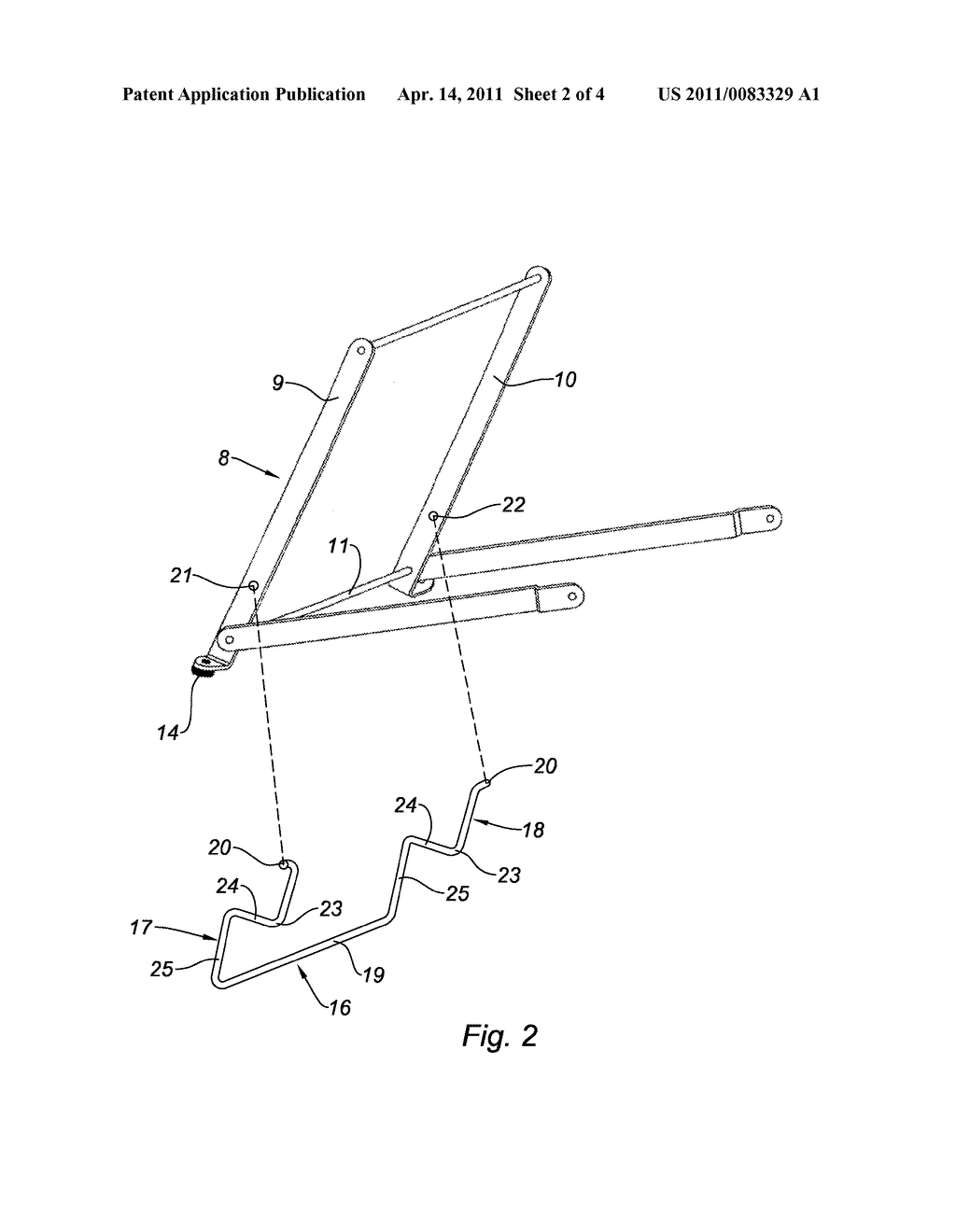 SUPPORT BRACKET FOR MANUALLY OPERATED VEGETABLE CUTTING UTENSILS - diagram, schematic, and image 03