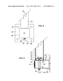 Safety hatch having rail mounting system diagram and image