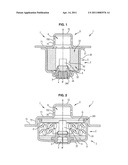 PYROTECHNIC GAS GENERATOR WITH COMBUSTION AND DIFFUSION CHAMBERS OF DIFFERENT SECTIONS diagram and image