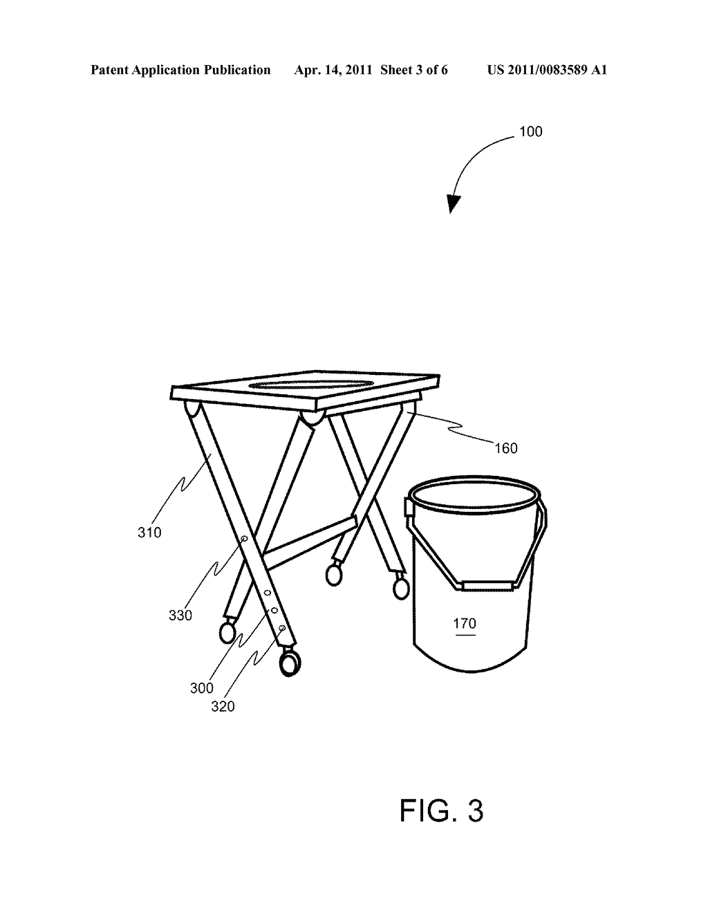 ADJUSTABLE PAIL STAND - diagram, schematic, and image 04