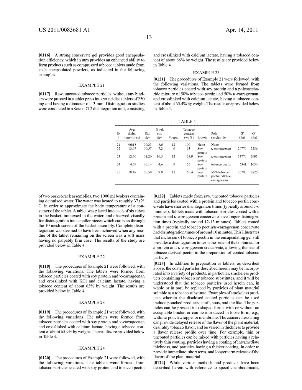 COLLOIDAL PLANT POWDER/EXTRACT ENCAPSULATION WITH PECTIN-PROTEIN COACERVATE GELS - diagram, schematic, and image 21