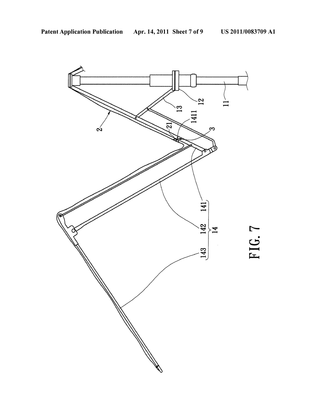 FOLDABLE UMBRELLA WITH SEAMLESS SINGLE-PIECE CANOPY MEMBER - diagram, schematic, and image 08