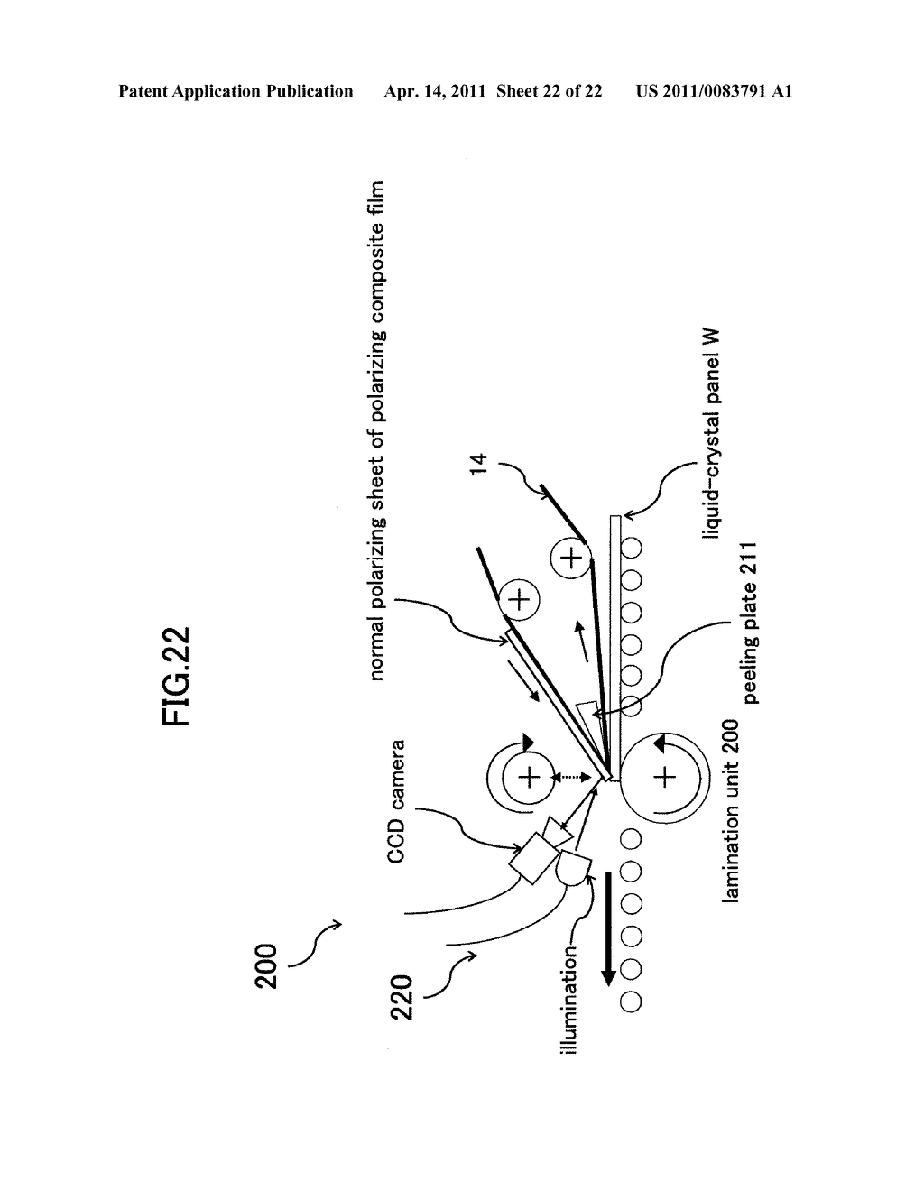 INFORMATION STORING, READOUT AND CALCULATION SYSTEM FOR USE IN A SYSTEM FOR CONTINUOUSLY MANUFACTURING LIQUID-CRYSTAL DISPLAY ELEMENTS, AND METHOD FOR PRODUCING THE SAME - diagram, schematic, and image 23