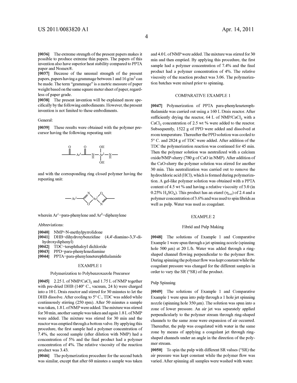 PAPER COMPRISING POLYBENZAZOLE OR PRECURSOR THEREOF - diagram, schematic, and image 05