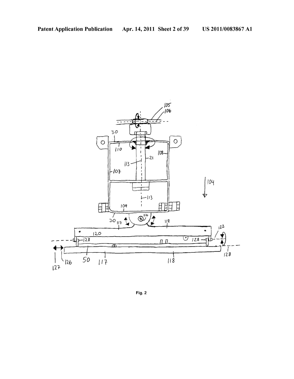 Vehicle Mounted Implement Movement Control Apparatus and Methods - diagram, schematic, and image 03
