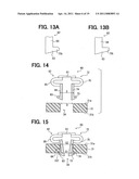 Retaining member, electric component and electric device diagram and image