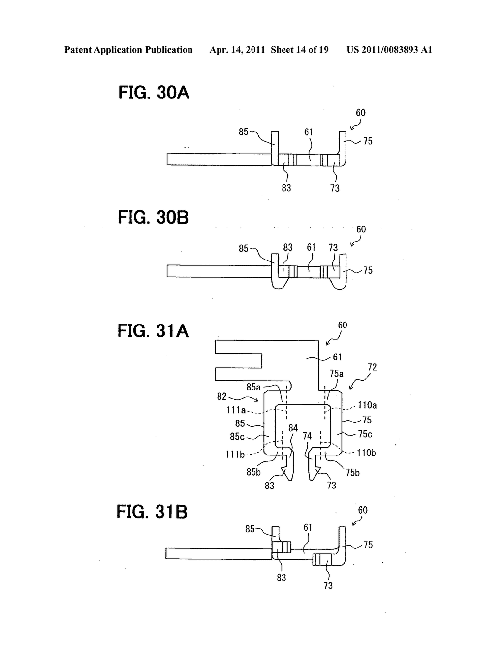 Retaining member, electric component and electric device - diagram, schematic, and image 15