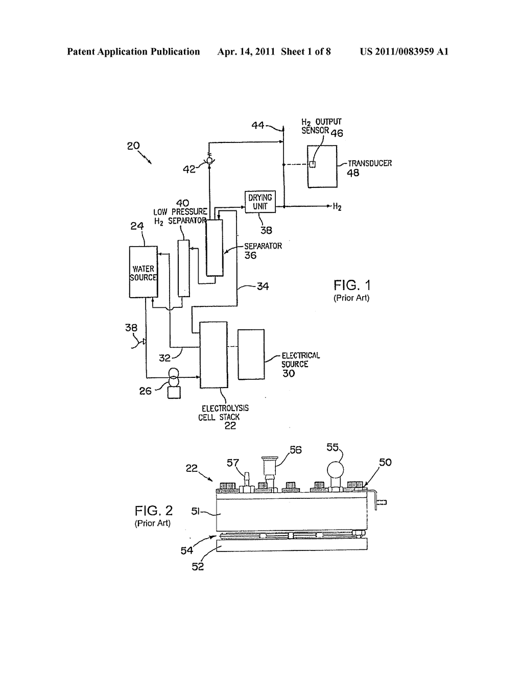 ELECTROLYTIC CELL STACK WITH PROTON EXCHANGE MEMBRANE INTERLOCK SEALING GASKET - diagram, schematic, and image 02