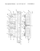 OVEN AND PROCESS TO CONTROL THE AIR-FLOW AND AIR-LEAKAGES BETWEEN TWO CHAMBERS diagram and image