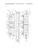 OVEN AND PROCESS TO CONTROL THE AIR-FLOW AND AIR-LEAKAGES BETWEEN TWO CHAMBERS diagram and image