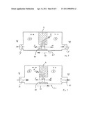 OVEN AND PROCESS TO CONTROL THE AIR-FLOW AND AIR-LEAKAGES BETWEEN TWO CHAMBERS diagram and image