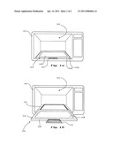 SLIDABLE TRAY ASSEMBLY FOR MICROWAVE OVEN diagram and image