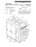 Collapsible container with a sliding lock feature diagram and image