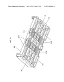 Collapsible container with a sliding lock feature diagram and image