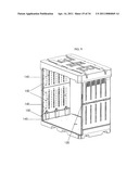 Collapsible container with a sliding lock feature diagram and image