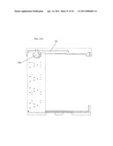 Collapsible container with a sliding lock feature diagram and image