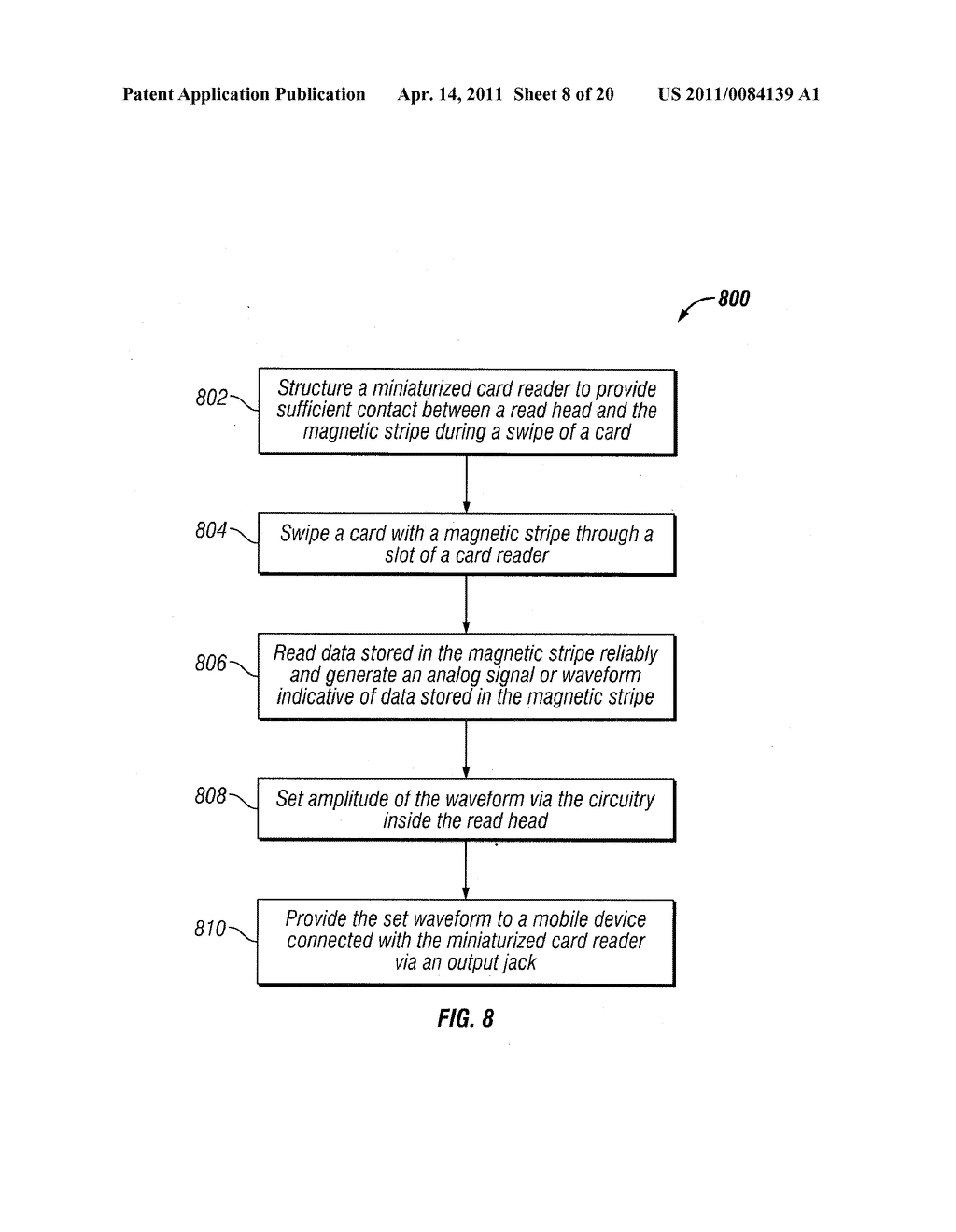 Systems and methods for financial transaction through miniaturized card reader - diagram, schematic, and image 09