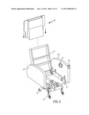 REMOVABLE BACK SHELL FOR AN AIRCRAFT SEAT diagram and image