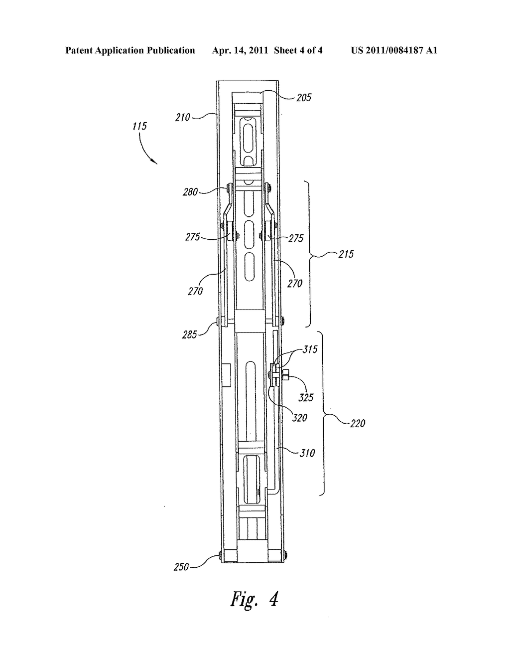 Mounting System for Flat Panel Display - diagram, schematic, and image 05