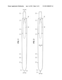 Valve Made From Two Materials and Writing Utensil With Retractable Tip Incorporating Same diagram and image