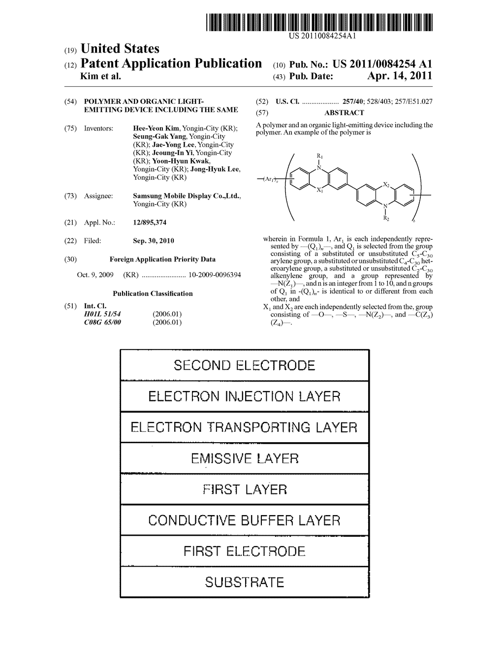 POLYMER AND ORGANIC LIGHT-EMITTING DEVICE INCLUDING THE SAME - diagram, schematic, and image 01