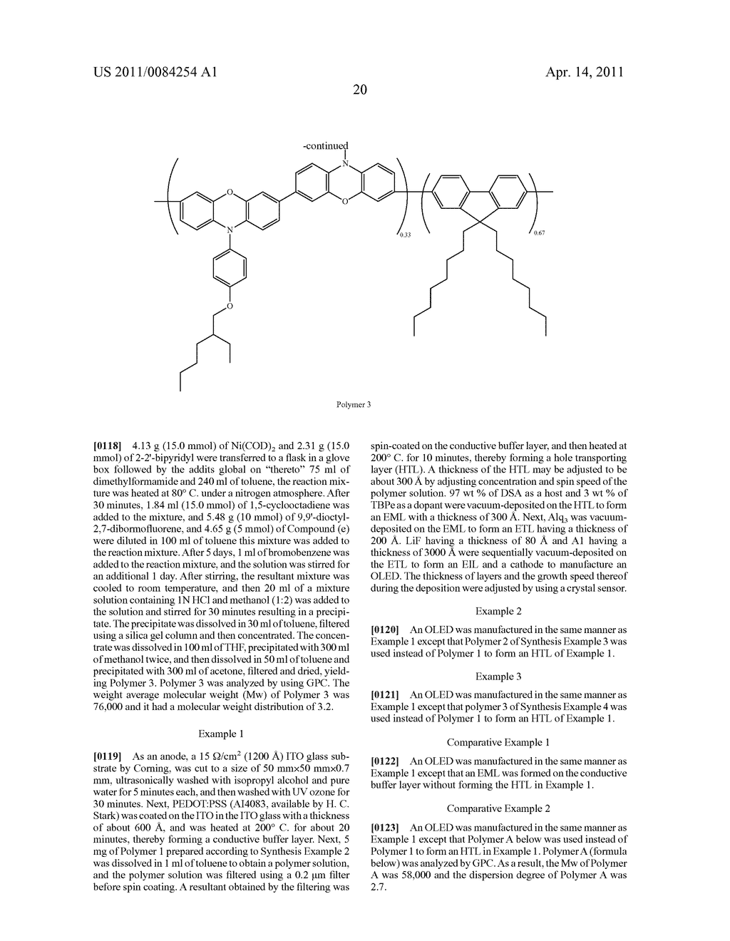 POLYMER AND ORGANIC LIGHT-EMITTING DEVICE INCLUDING THE SAME - diagram, schematic, and image 22