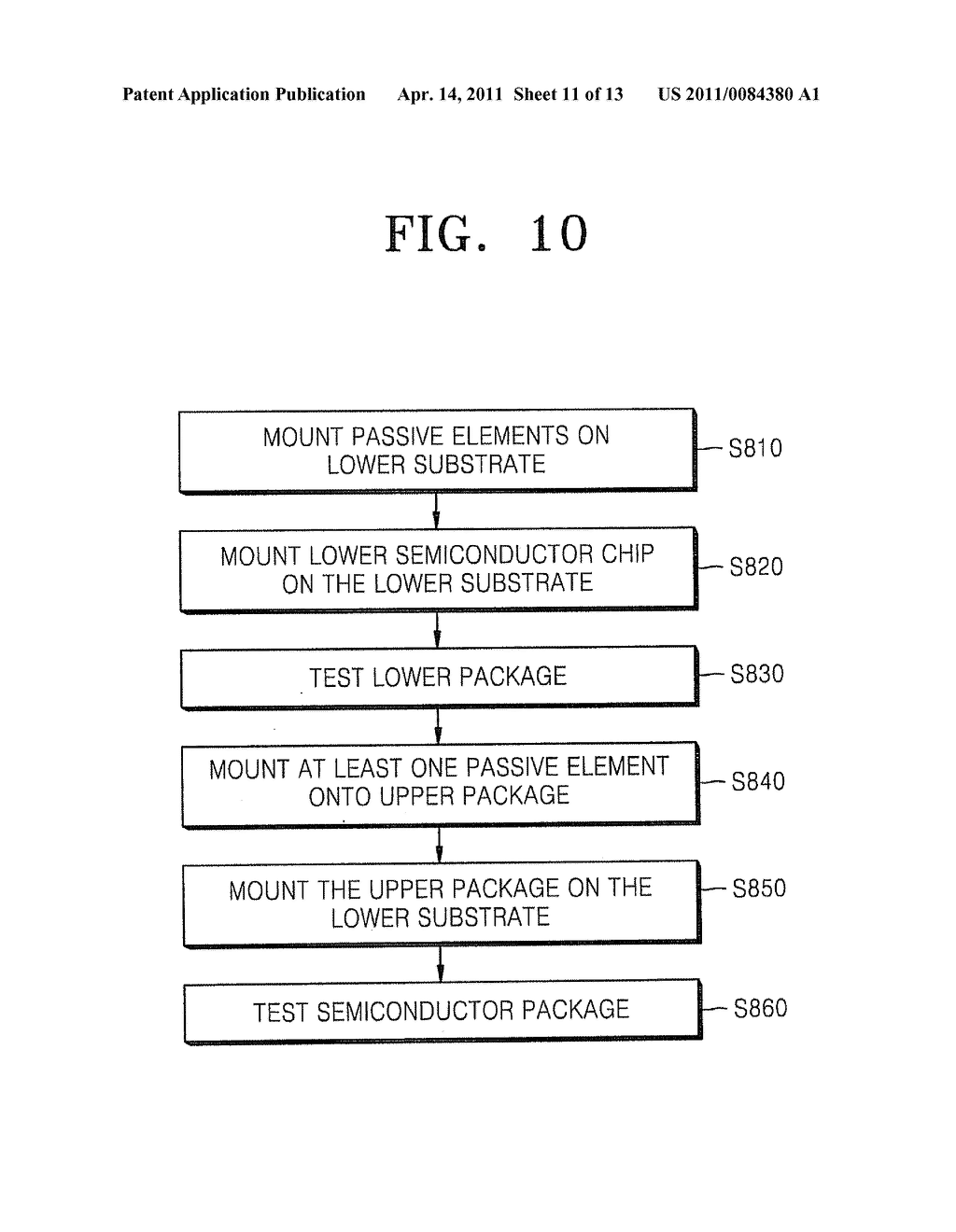 SEMICONDUCTOR PACKAGES HAVING PASSIVE ELEMENTS MOUNTED THEREONTO - diagram, schematic, and image 12