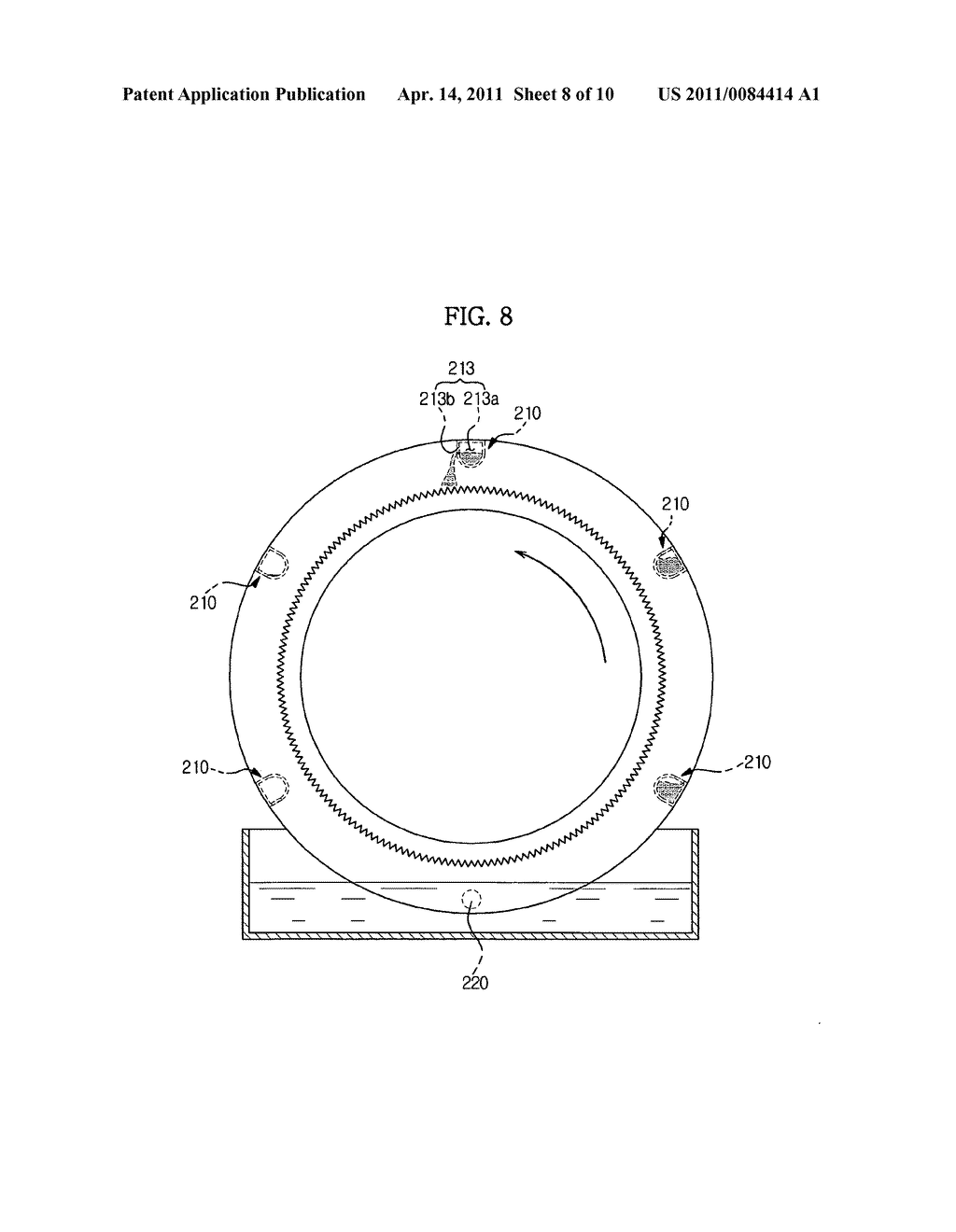 Air cleaning humidifier and disc assembly thereof - diagram, schematic, and image 09