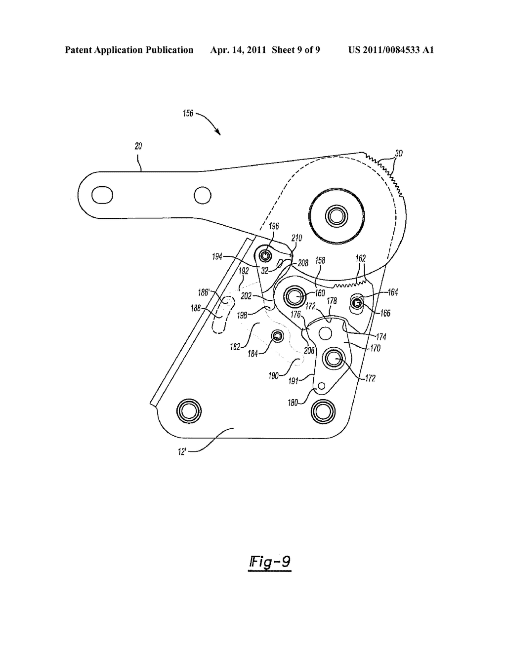 SEAT RECLINER/DUMP MECHANISM SUCH AS INCORPORATED INTO A SEATBACK SLAVED TO A FLOOR LATCH RELEASE - diagram, schematic, and image 10